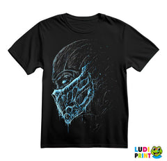 Sub Zero - Dots - Side - Mortal Kombat - Majica