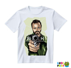Bitch - Jesse Pinkman - Gun Point - Breaking Bad - Majica