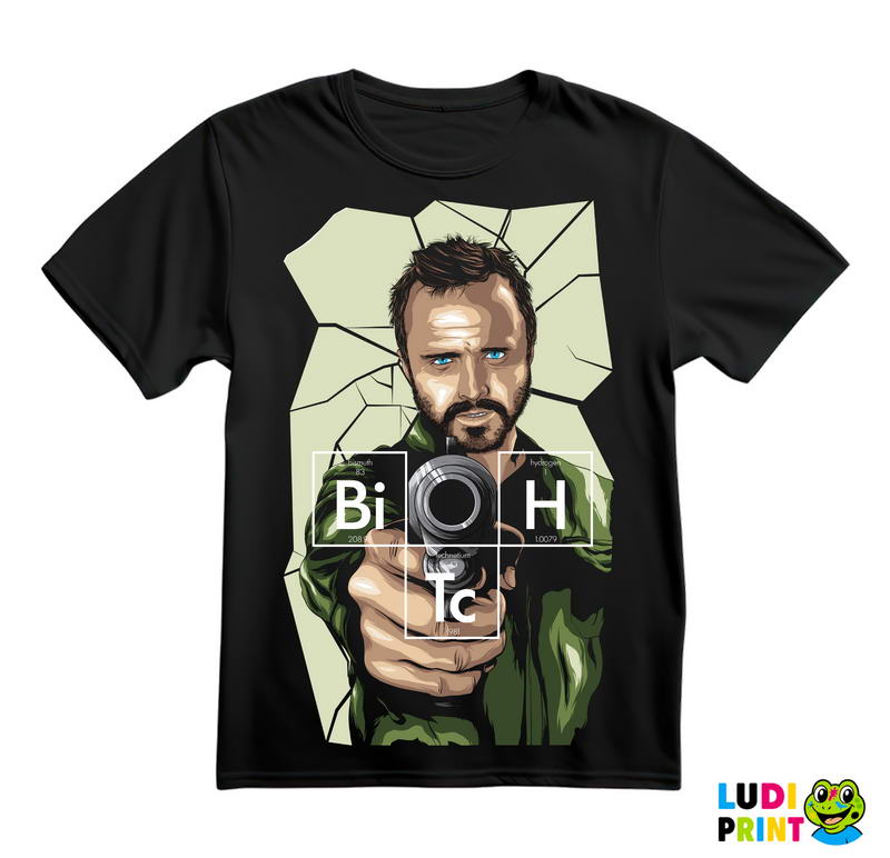 Bitch - Jesse Pinkman - Gun Point - Breaking Bad - Majica