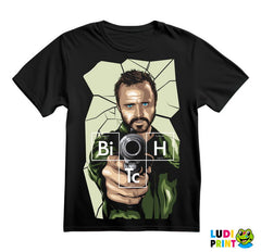 Bitch - Jesse Pinkman - Gun Point - Breaking Bad - Majica