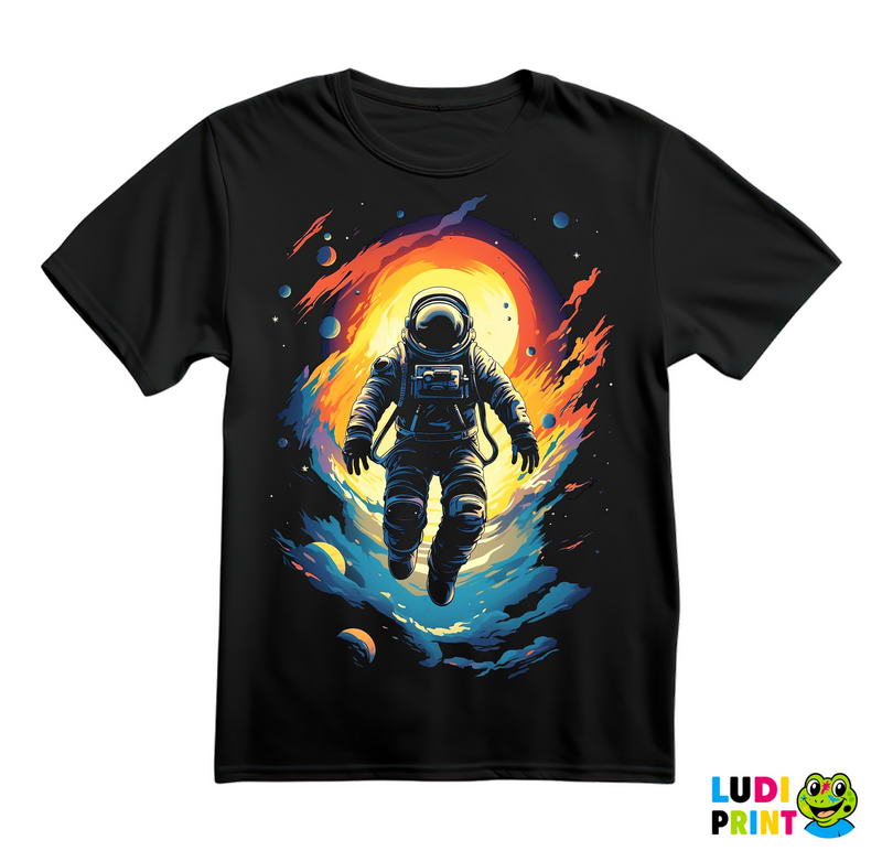 Astronaut I Šareni Oblaci - Space - Svemir - Majica