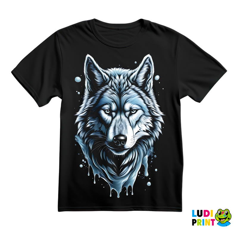 Plavi Balončići Oko Vuka - Wolf - Životinje - Majica