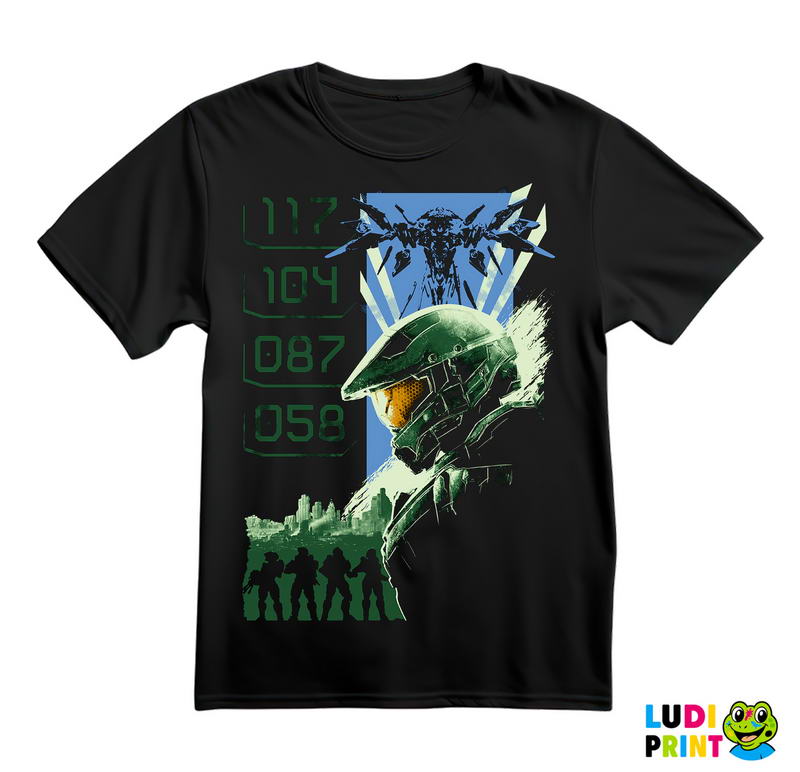 Chief And His Crew - Halo - Games - Serija - Majica