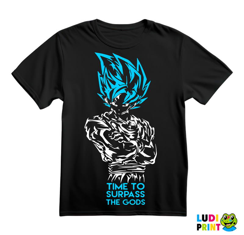 Time To Surpass The Gods - Goku - Dragon Ball - Majica