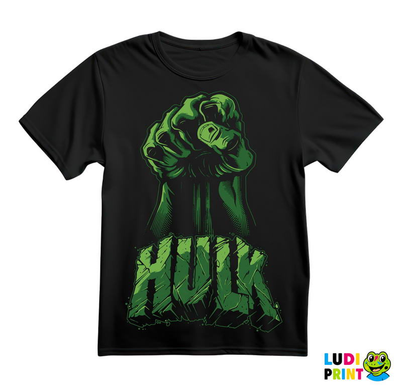 Fist And Logo - Lines - Hulk - Majica