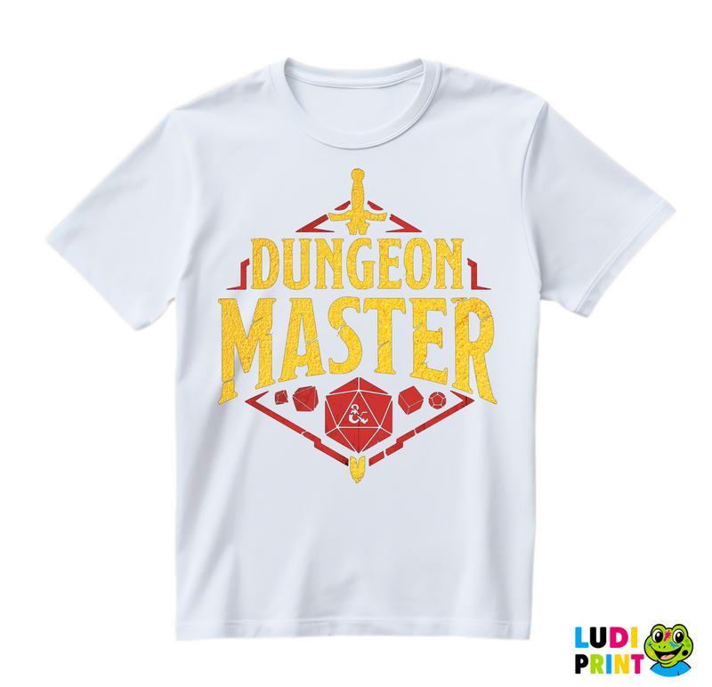 Dungeon Master - Golden - D&D - Dungeons And Dragons - Majica