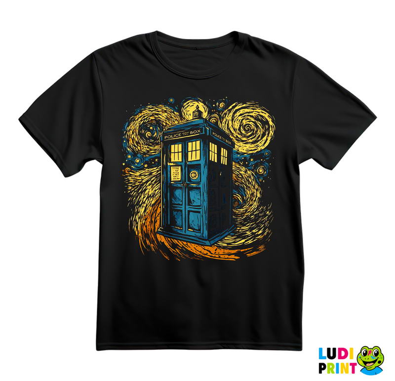 Tardis - Drawing - Doctor Who - DW - Majica