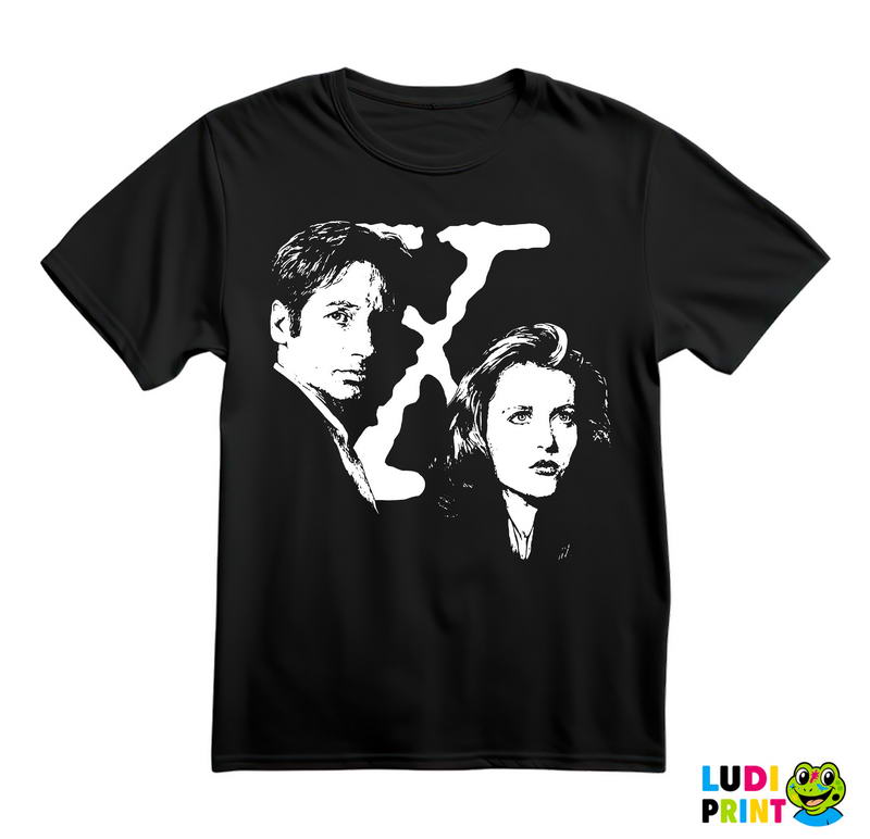 Portrait - Mulder And Scully - The X Files - Majica