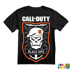 Black Ops Badge - Call Of Duty - COD - Majica