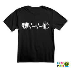 Heart Beat - Beer And Gloves - Box - Sport - Majica