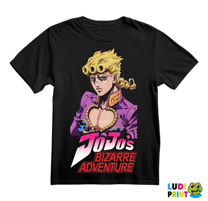 Giorno Giovanna And Logo - Jojo's Bizarre Adventure - Majica