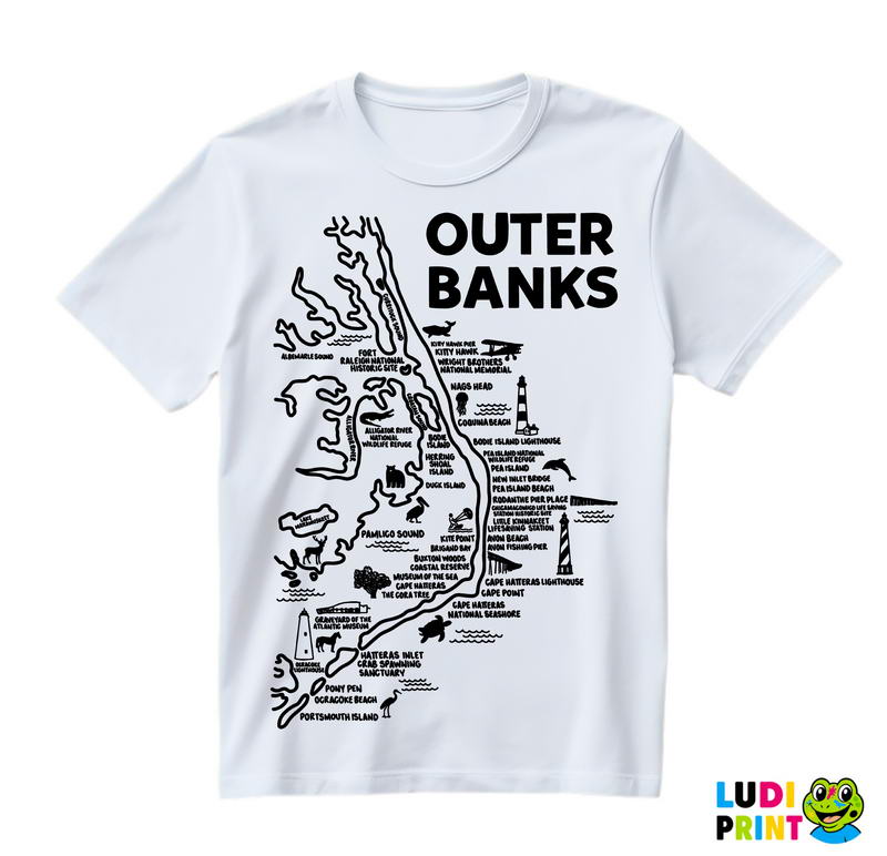 Map - Outer Banks - Majica