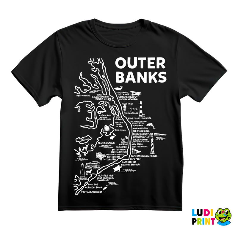 Map - Outer Banks - Majica