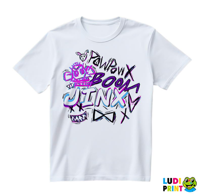 Graffiti Jinx - LOL - League Of Legends - Majica
