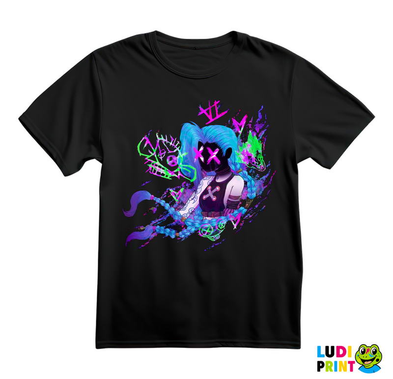 Jinx Colors - LOL - League Of Legends - Majica