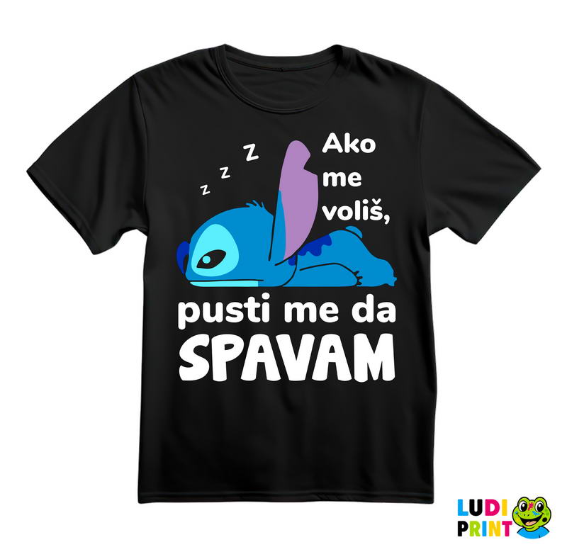 Pusti Me Da Spava - Lilo I Stič - Crtani Filmovi - Majica