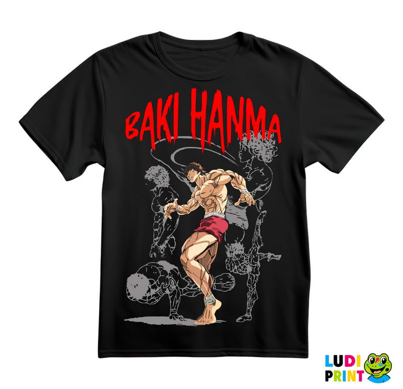 Grey Shadows - Baki Hanma - Majica