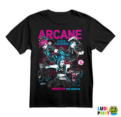 Jinx, Vi And Caitlyn - League of Legends - LOL - Arcane - Majica