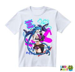Jinx Was Here - Fishbones - League of Legends - LOL - Arcane - Majica