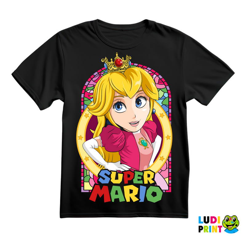 Breskvica Princeza - Crtež - Super Mario - Majica