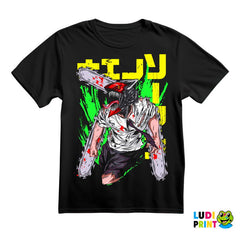 Running - Denji - Chainsaw Man - Anime - Majica