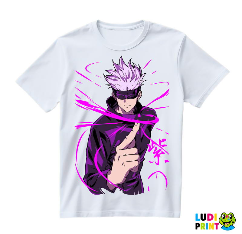 Satoru Gojo - Purple Coral Lines - Jujutsu Kaisen - Majica
