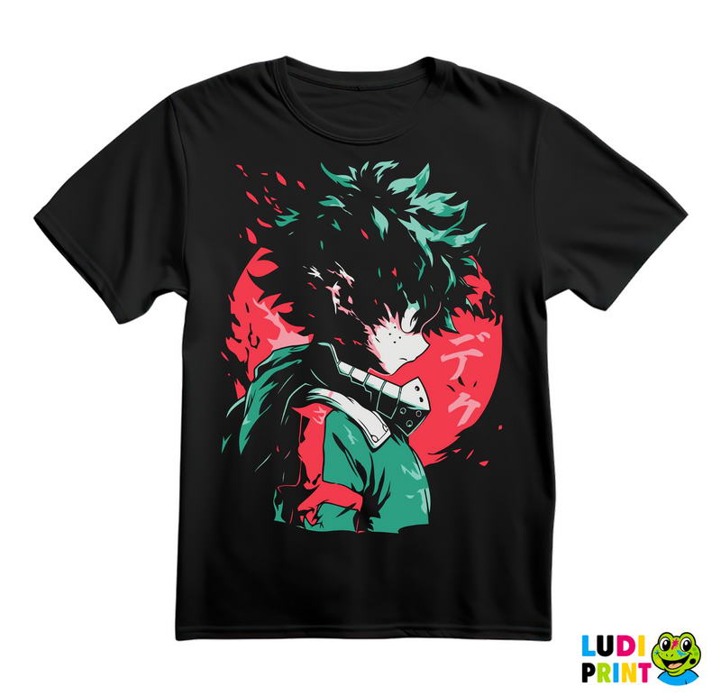 Izuku Midoriy - Red Moon - My Hero Academia - Majica