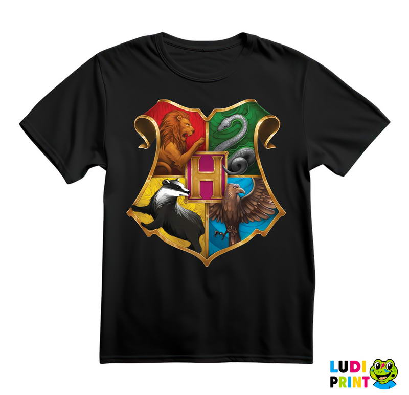 4 Houses Of Hogwarts - Harry Potter - Majica