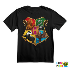 4 Houses Of Hogwarts - Harry Potter - Majica