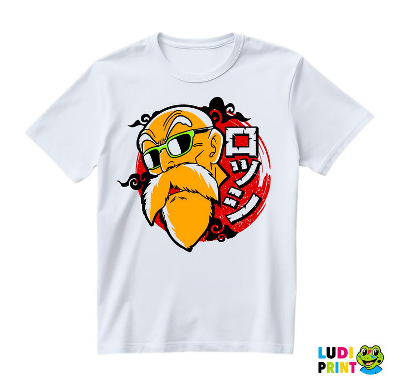Master Roshi Red Circle - Goku - Dragon Ball - Majica