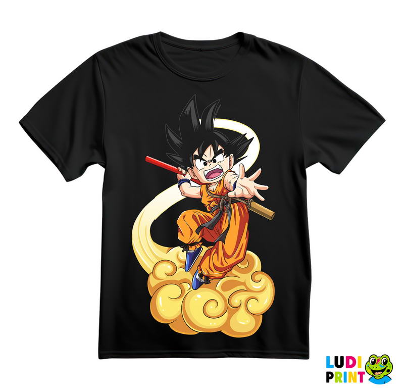 On A Nimbus - Goku - Dragon Ball - Majica