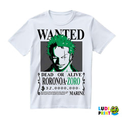 Wanted - Roronoa Zoro - One Piece - Majica
