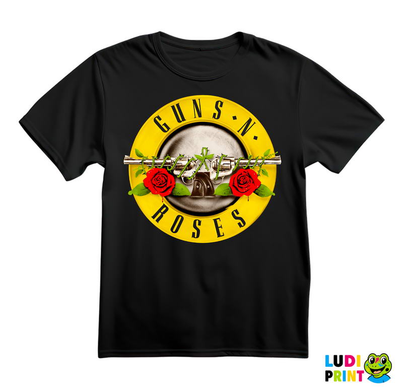 Guns N Roses Golden - Muzika - Majica