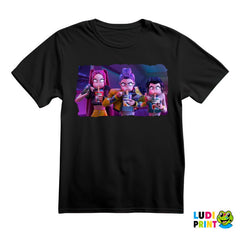 Rumi, Mira And Zoey - Eating Ramen - Huntrix - Kpop Demon Hunters - Majica