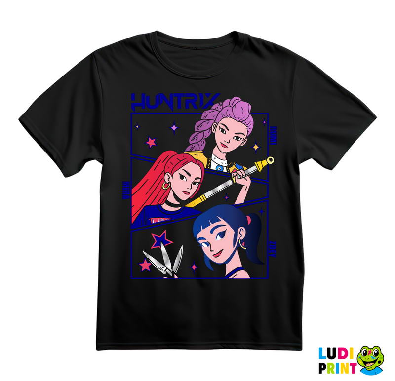 Rumi, Mira And Zoey - Smiles - Huntrix - Kpop Demon Hunters - Majica