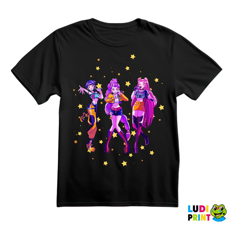 Rumi, Mira And Zoey - Performance - Huntrix - Kpop Demon Hunters - Majica