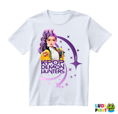 Rumi - Purple - Huntrix - Kpop Demon Hunters - Majica