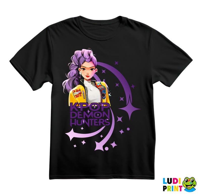 Rumi - Purple - Huntrix - Kpop Demon Hunters - Majica