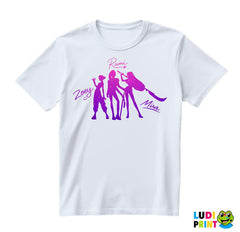 Rumi, Mira And Zoey - Purple Dots - Huntrix - Kpop Demon Hunters - Majica