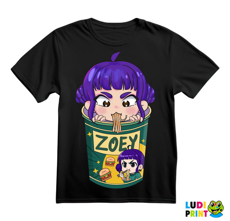 Zoey - Ramen - Huntrix - Kpop Demon Hunters - Majica