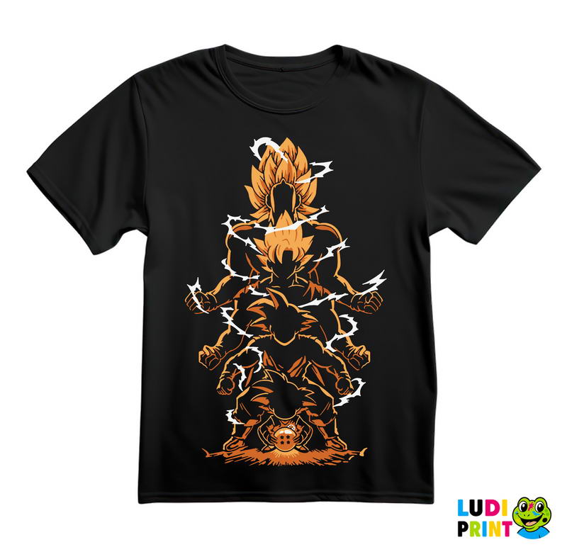 Evolutions - Goku - Dragon Ball - Majica