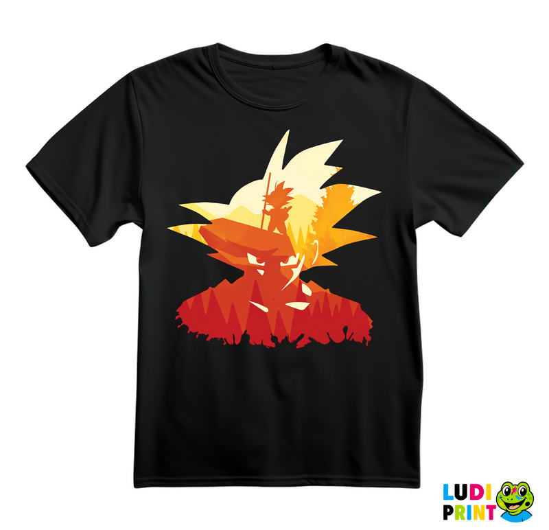 Double Exposure In My Head - Goku - Dragon Ball - Majica