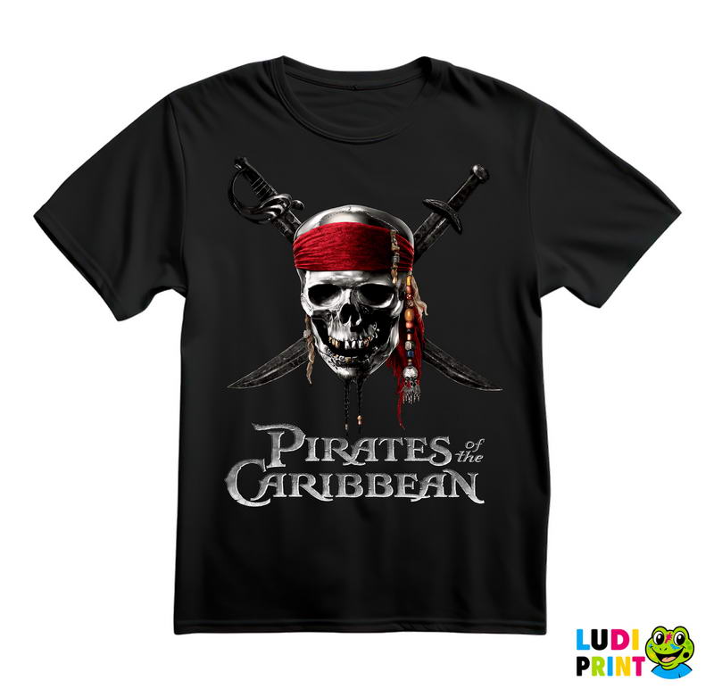 On Stranger Tides Skull - Pirates of the Caribbean - Majica