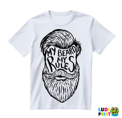 My Beard My Rules Face - Brada - Majica