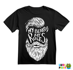 My Beard My Rules Face - Brada - Majica