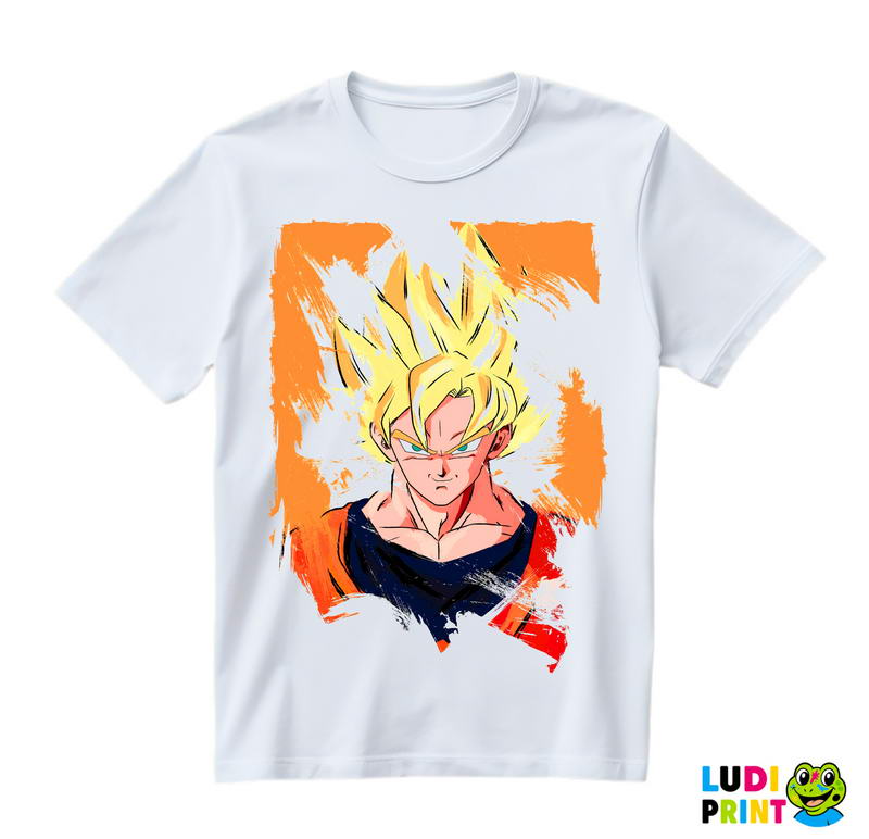 Super Saiyan Orange Splash - Goku - Dragon Ball - Majica