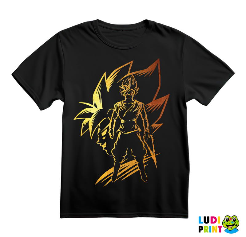 Golden Goku Black - Dragon Ball - Majica