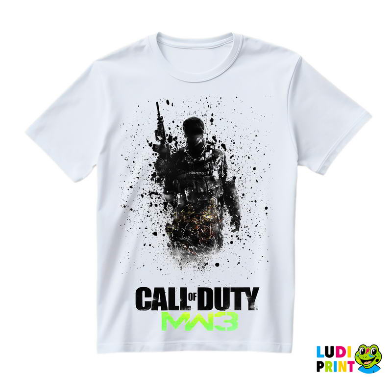 Splashing Color - Modern Warfare 3 - Call Of Duty - COD - Majica