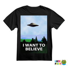I Want To Believe - Blue -The X Files - Majica