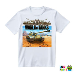 Desert With Logo - World Of Tanks - WOT - Majica